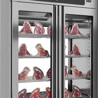 Omcan - Stagionello 1400 L Capacity Standard Meat Maturation Cabinet 3.0 Preserving and Dry Aging With 2-Glass View - MM-IT-1400-TWV