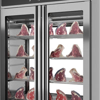 Omcan - Stagionello 1400 L Capacity Standard Meat Maturation Cabinet 3.0 Preserving and Dry Aging With 2-Glass View - MM-IT-1400-TWV