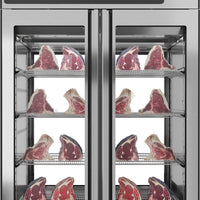 Omcan - Stagionello 1400 L Capacity Standard Meat Maturation Cabinet 3.0 Preserving and Dry Aging With 2-Glass View - MM-IT-1400-TWV