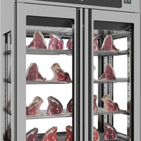 Omcan - Stagionello 1400 L Capacity Standard Twin Meat Maturation Cabinet 3.0 Preserving and Dry Aging - MM-IT-1400-TWC
