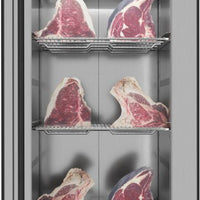 Omcan - Stagionello 700L Capacity Standard Meat Maturation Cabinet 3.0 Preserving and Dry Aging With 2 Glass View - M-IT-700-SS-V