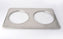 Omcan - Stainless Steel Adaptor Plates Fits 7 Qt Inset Pans with Two 8.3