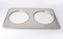 Omcan - Stainless Steel Adaptor Plates Fits 7 Qt Inset Pans with Two 8.3