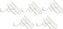 Omcan - Stainless Steel Bacon Hanger, Pack of 5 - 10470