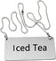 Omcan - Stainless Steel Chain 'Iced Tea' Sign, Pack of 60 - 80136