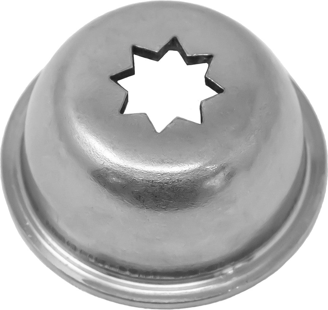 Omcan - Stainless Steel Churro Nozzles Attachment for Sausage Stuffer (Set of 4) - 47701