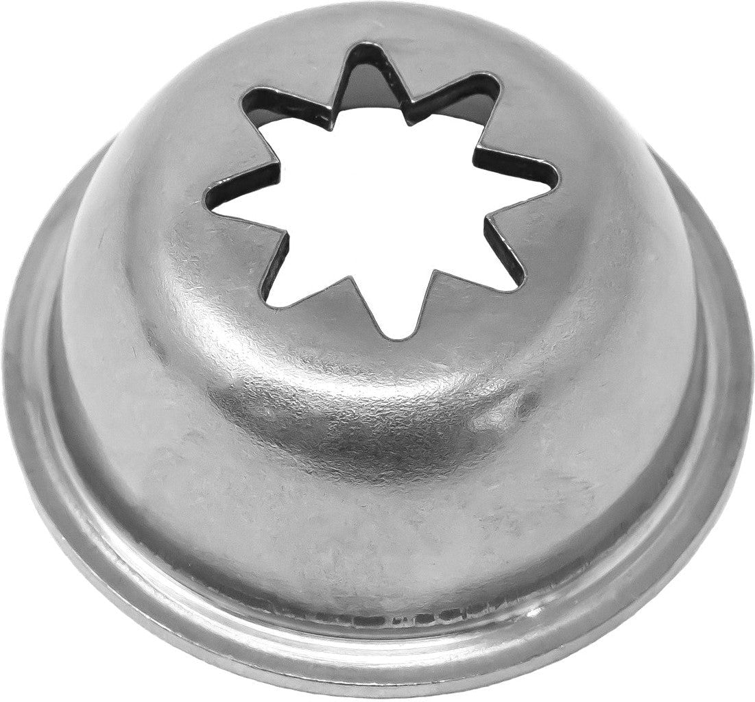 Omcan - Stainless Steel Churro Nozzles Attachment for Sausage Stuffer (Set of 4) - 47701