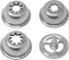 Omcan - Stainless Steel Churro Nozzles Attachment for Sausage Stuffer (Set of 4) - 47701