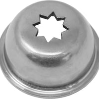 Omcan - Stainless Steel Churro Nozzles Attachment for Sausage Stuffer (Set of 4), Pack of 2 - 47701