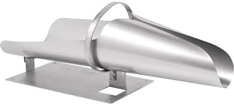 Omcan - Stainless Steel Large Stuffing Horn With New Open Style - 46793