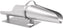 Omcan - Stainless Steel Large Stuffing Horn With New Open Style - 46793