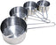 Omcan - Stainless Steel Measuring Cup, Pack of 4 Pcs, Pack of 20 - 44450