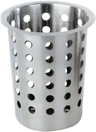 Omcan - Stainless Steel Perforated Flatware Cylinder, Pack of 24 - 80814