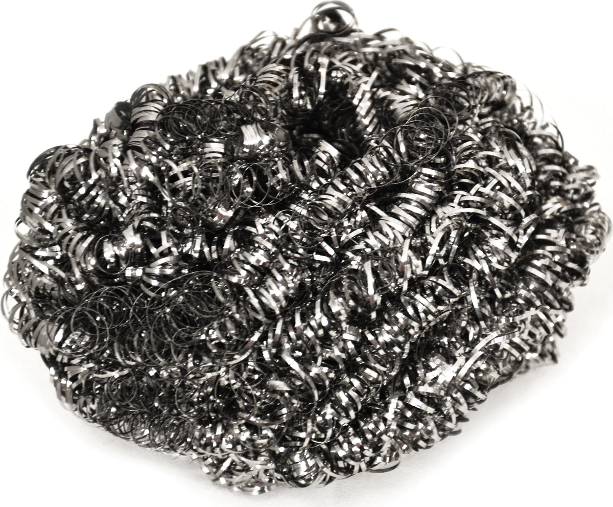 Omcan - Stainless Steel Scouring Pad, Pack of 120 - 10002