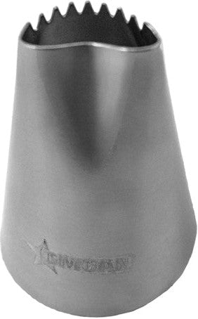 Omcan - Stainless Steel Seamless Cake Decorating Tips, Pack of 60 - 48897