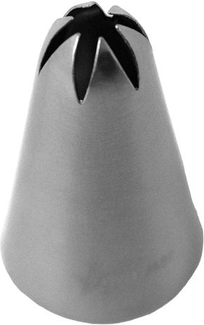 Omcan - Stainless Steel Seamless Cake Decorating Tips, Pack of 60 - 48897