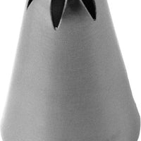 Omcan - Stainless Steel Seamless Cake Decorating Tips, Pack of 60 - 48897