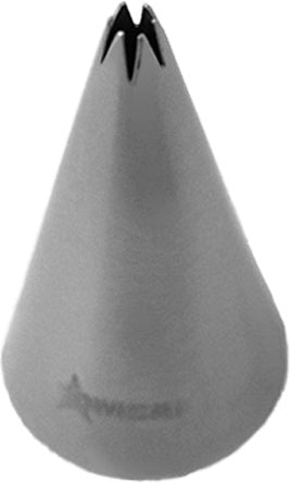 Omcan - Stainless Steel Seamless Cake Decorating Tips, Pack of 60 - 48897