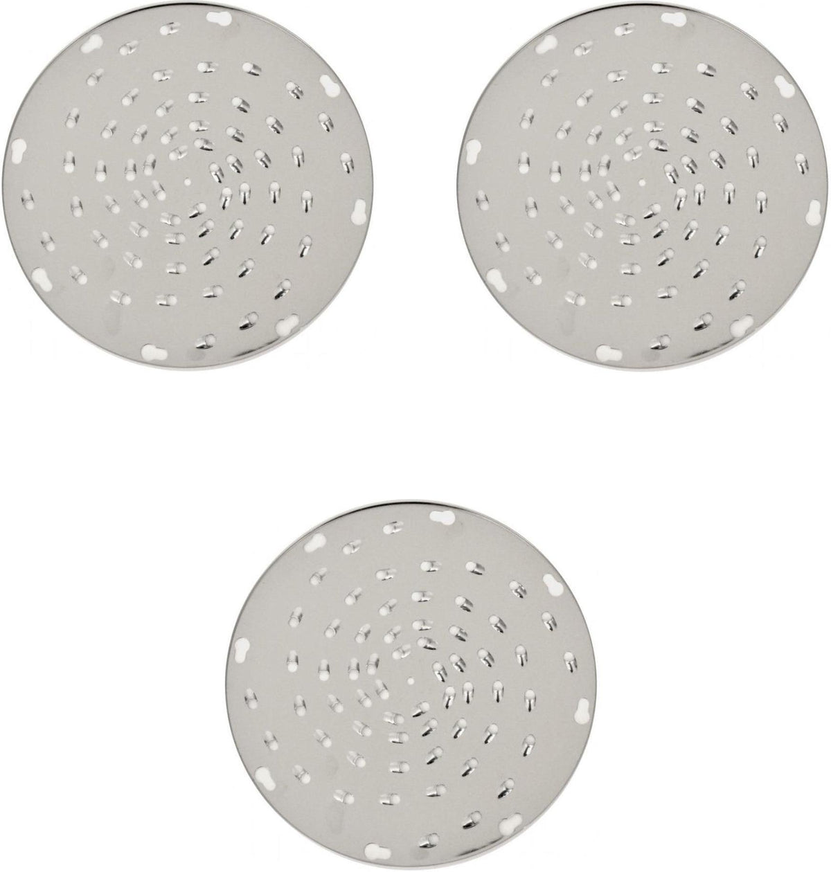 Omcan - Stainless Steel Shredder Disc With 0.25" Holes, Pack of 2 - 43234