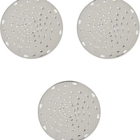 Omcan - Stainless Steel Shredder Disc With 0.25" Holes, Pack of 3 - 43234