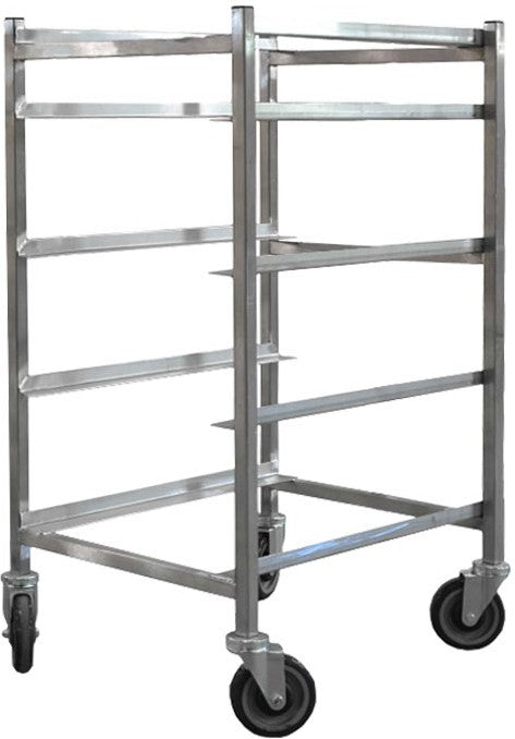 Omcan - Stainless Steel Universal Flat Top Rack with 5 Slides and 9″ Spacing - 31755