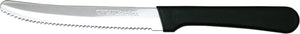 Omcan - Steak Knife with Rounded Tip & Black Handle, 10/cs - 11548