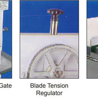 Omcan - Tabletop Band Saw with Sliding Stainless Steel Table & Painted Body - 10274