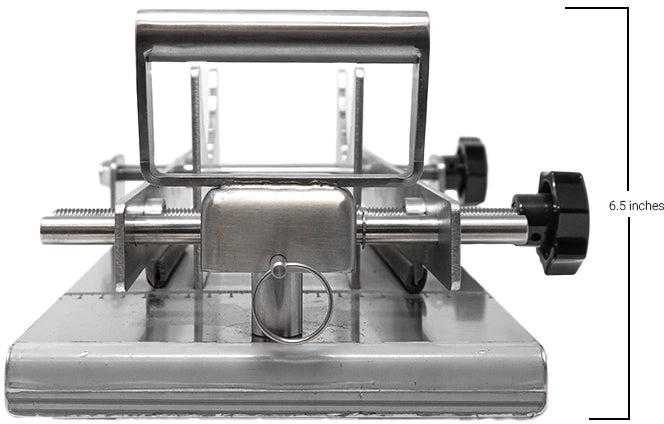 Omcan - Tabletop Stainless Steel Pineapple Guillotine Manual Cutting Machine - 48890