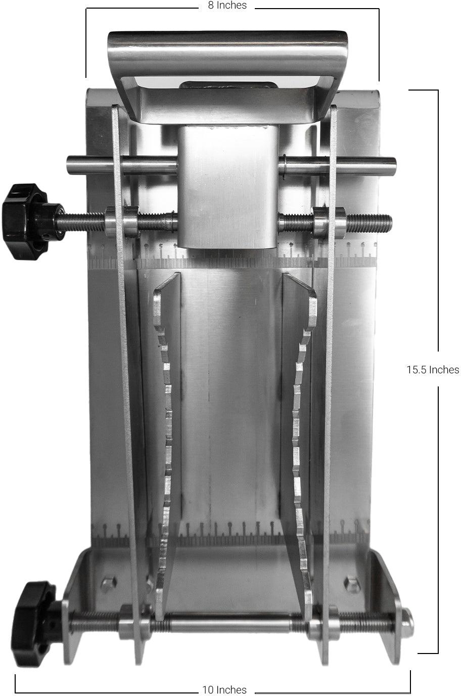Omcan - Tabletop Stainless Steel Pineapple Guillotine Manual Cutting Machine - 48890