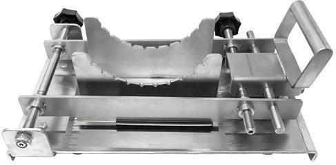 Omcan - Tabletop Stainless Steel Pineapple Guillotine Manual Cutting Machine - 48890