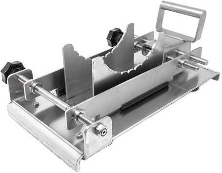 Omcan - Tabletop Stainless Steel Pineapple Guillotine Manual Cutting Machine - 48890