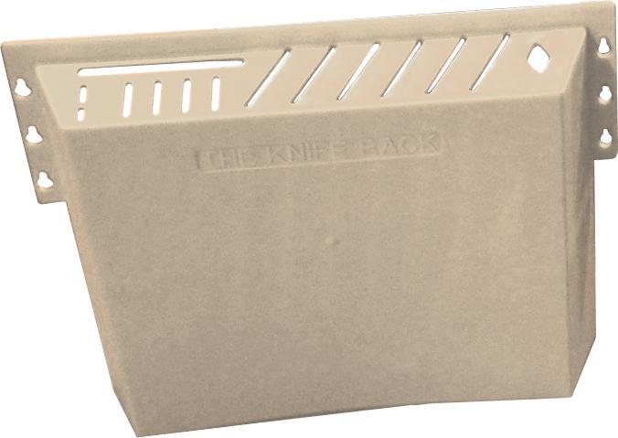 Omcan - Tan Plastic Knife Rack, Pack of 5 - 11546