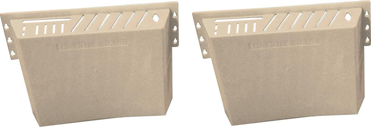 Omcan - Tan Plastic Knife Rack, Pack of 5 - 11546