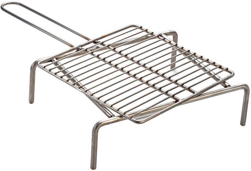 Omcan - Valoriani 10″ x 10″ Tuscan Grill Oven Rack with Support - 48468