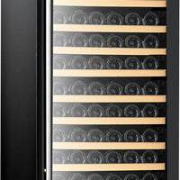 Omcan - Vinovero 27" Single Zone Wine Cooler with 192 Bottle Capacity and Black Full Glass Door - 48259