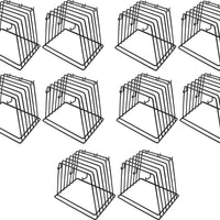 Omcan - Vinyl Coated Cutting Board Rack with Brush Hooks, Pack of 10 - 80128