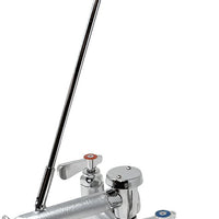 Omcan - Wall Mounted Sink Faucet with 6.5" Swing Spout and 8" Centers for Mop Sink - 47502