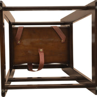 Omcan - Walnut Wood Commercial High Chair, Pack of 2 - 80611