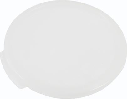 Omcan - White Cover For 1 QT Polypropylene Round Food Storage Container, Pack of 60 - 80209