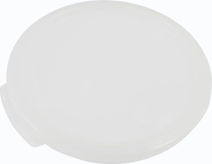 Omcan - White Cover For 6 & 8 QT Polypropylene Round Food Storage Containers, Pack of 40 - 80173