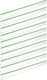 Omcan - White & Green 2” x 30” Divider, Pack of 10 - 10759
