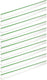 Omcan - White & Green 3” x 30” Divider, Pack of 15 - 10763