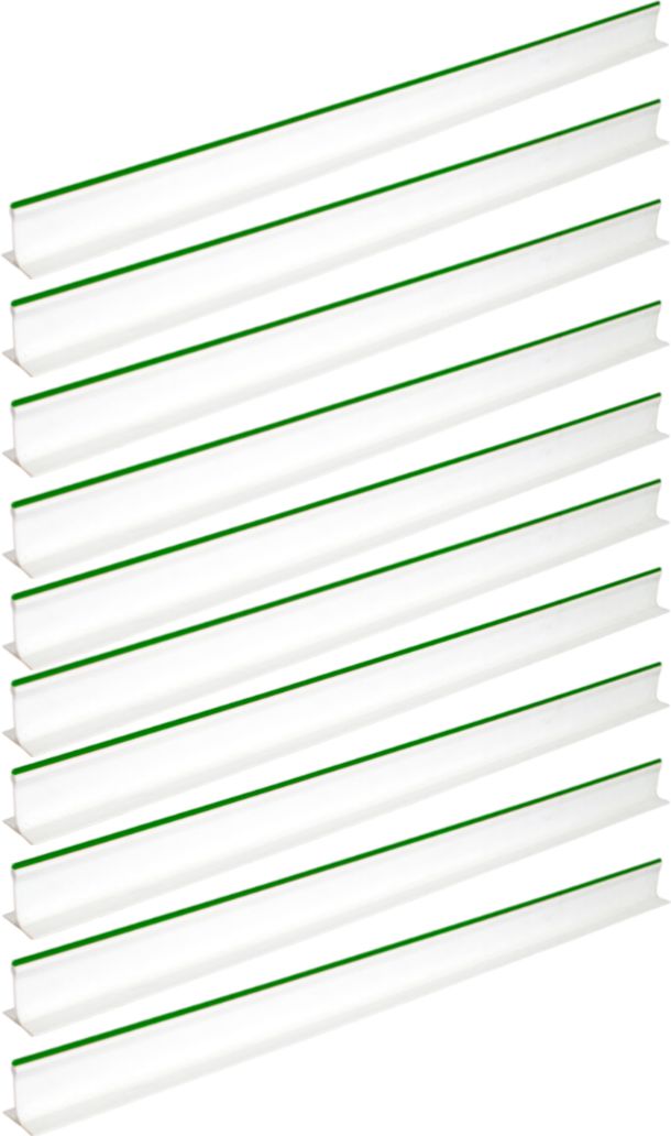 Omcan - White & Green 5” x 30” Divider, Pack of 10 - 10765