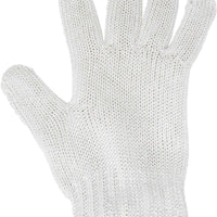Omcan - White Large Cut-Resistant Ansi Level A8 Protection Glove, Pack of 12 Pairs - 47257