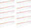 Omcan - White & Red 3” x 30” Divider, Pack of 10 - 10764