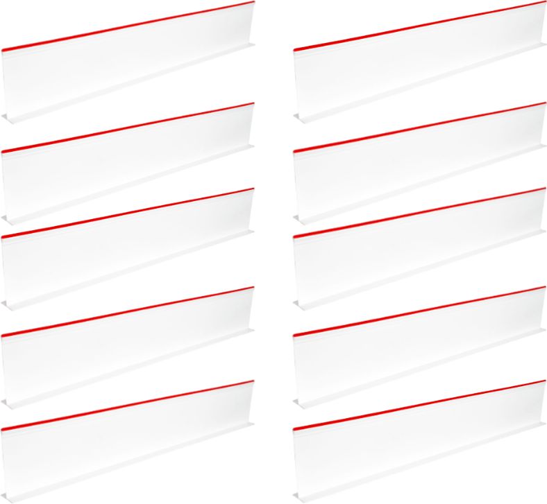 Omcan - White & Red 3” x 30” Divider, Pack of 15 - 10764