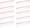 Omcan - White & Red 3” x 30” Divider, Pack of 15 - 10764