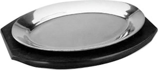 Omcan - Wood Underliner For 10" Sizzling Platter (254 mm), Pack of 10 - 80090