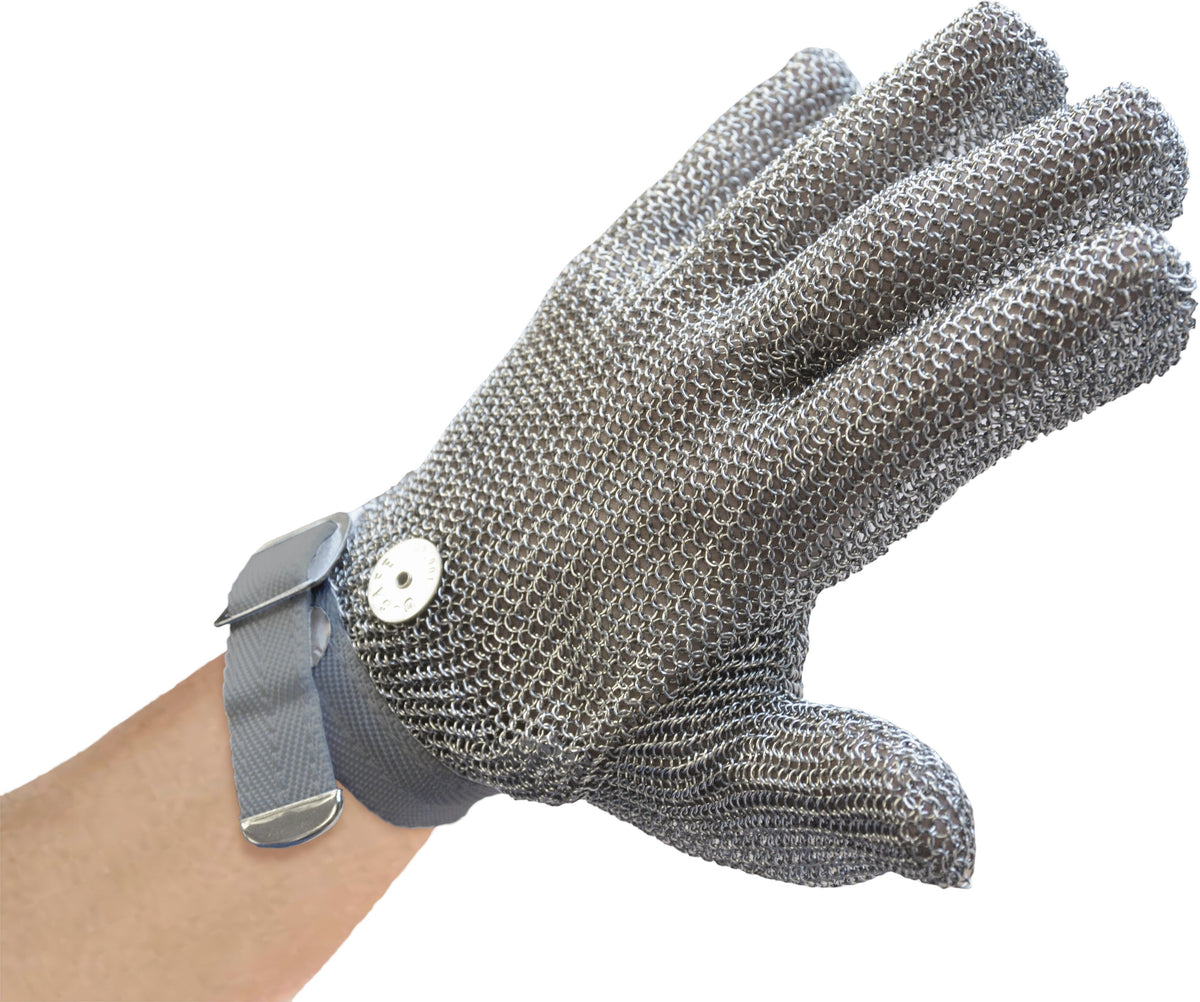 Omcan - XS Mesh Gloves with Grey Strap - 13560