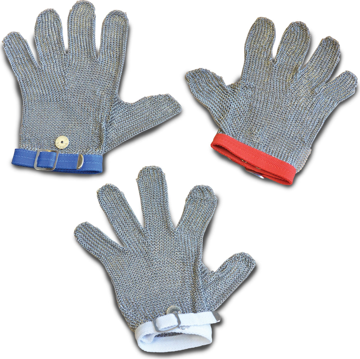 Omcan - XXS Mesh Gloves with Yellow Strap - 13562
